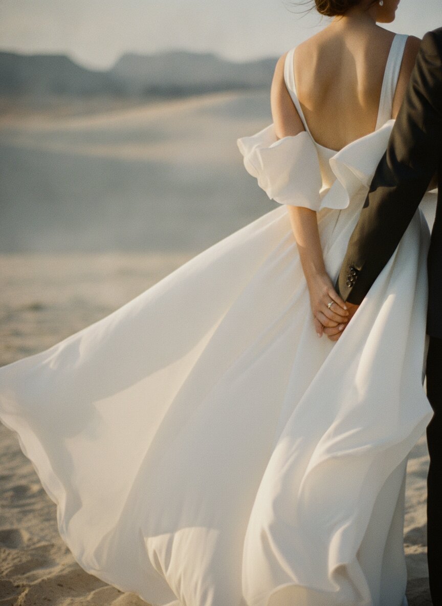 Candid detail moment from an Arizona wedding